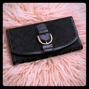 Black Coach Wallet